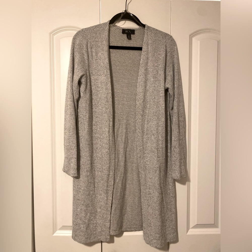 DCX light open‎ front cardigan size S/M in Grey